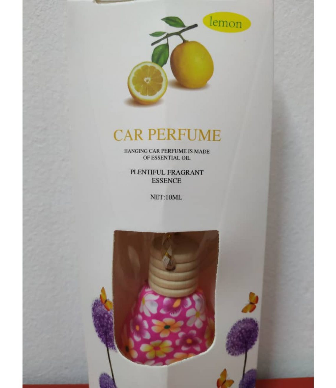 Perfume para auto limon