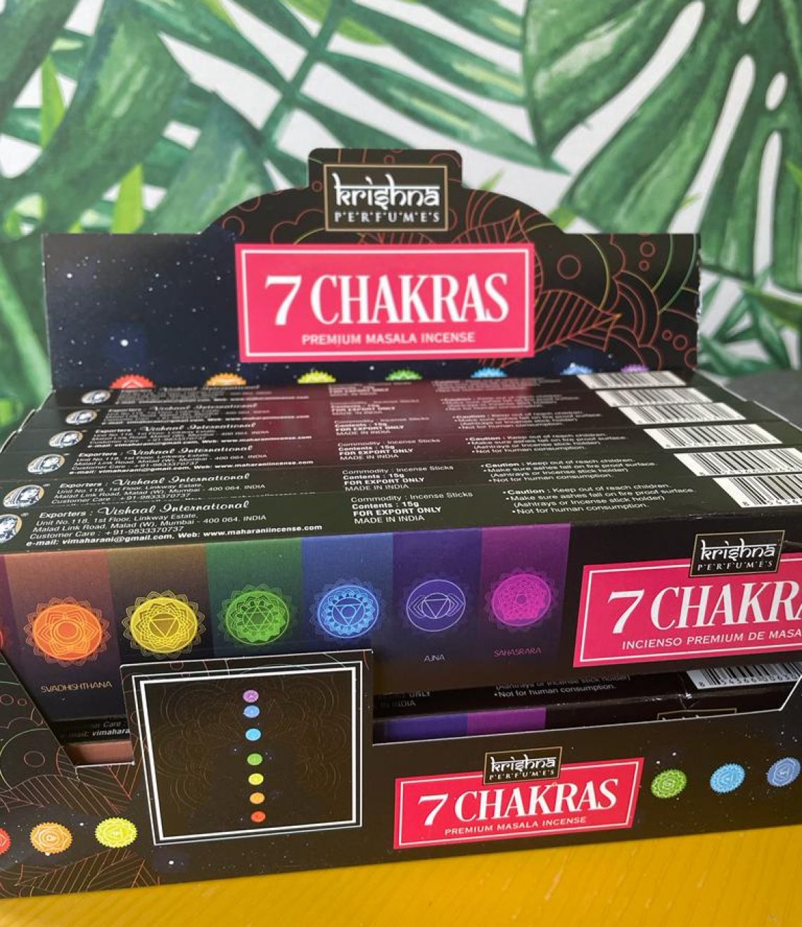 incienso 7 chakras